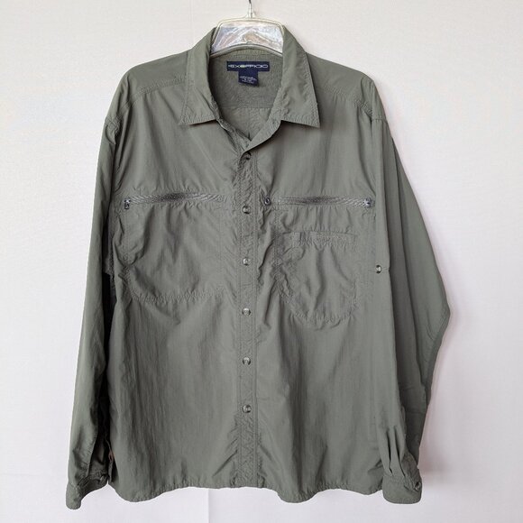ExOfficio Casual Button Up Long Sleeve Shirt - Picture 1 of 7